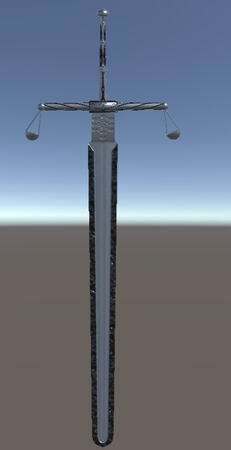 Commissioned sword to go with the owl anthro monster.