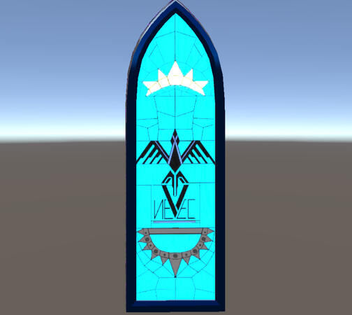 Blue side of trick weapon