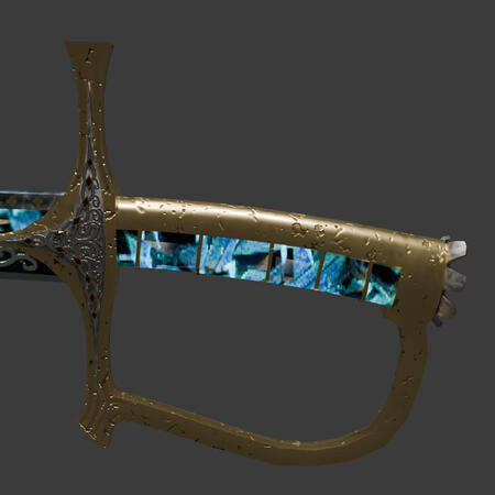Closeup of the hilt