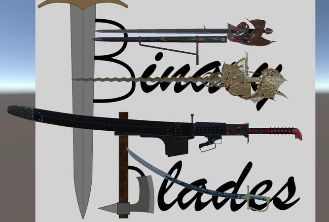 All of these weapons were commissioned by the same person. Here's how they line up and look in Unity Engine.